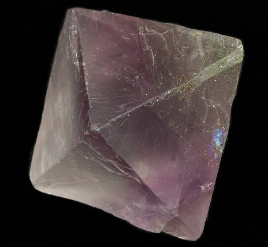 Purple, Cleaved Fluorite Octahedron - Illinois #37832